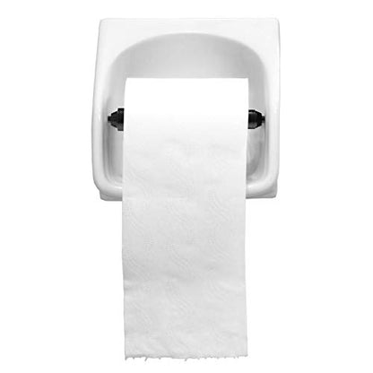 Shappy 4 Pcs Universal Toilet Paper Holder Replacement Rod Spring Loaded Plastic Retractable Paper Replacement Rod Toilet Tissue Roll Holder Insert for Bathroom Home Fixture Accessories (Black) - color: Black