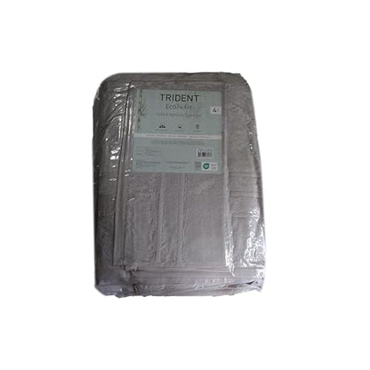 TRIDENT Eco-Twist Bamboo Bath Towels, Cotton-Viscose Blend, 2 PC Soft Towel | Viscose from Bamboo Blend - Silky Soft Texture - Fade Resistant - Low-Lint Construction - Perfect for Everyday Family Use - color: Silver