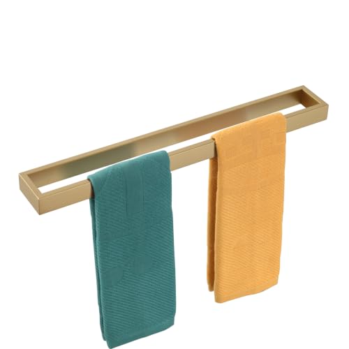 KOKOSIRI Towel Bar for Bathroom Wall Mount Bath Towel Holder 24-Inch Kitchen Rack Champagne Bronze Stainless Steel, 1 Pack B4008CPG-L24 - color: Champagne Bronze, size: 24-Inch