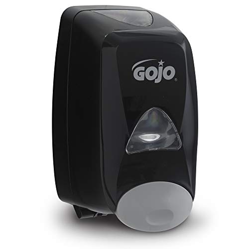 GOJO FMX-12 Push-Style Foam Soap Dispenser, Black, 1250 mL - 5155-06 - size: 1 Count (Pack of 1)