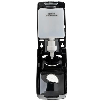 Winco 1000ml Black Pur-Clean Manual Liquid Soap Dispenser | Easy push, Refillable, Commercial-grade - color: Black, style: Manual Liquid