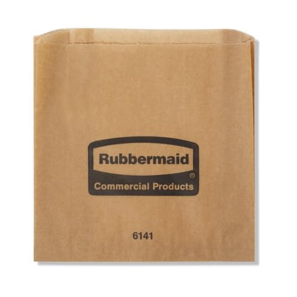 Rubbermaid Commercial Products Feminine Hygiene Sanitary Bin Bags, 50 Bags/Bundle, Durable, Disposable, for Restrooms in Restaurants/Hotels/Schools/Airports/Offices - style: 250 Waxed Bags