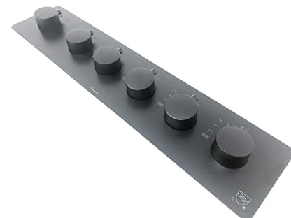 Cascada Luxurious Recessed Large LED Waterfall Rainfall Shower System (Matt Black) - color: Matt Black