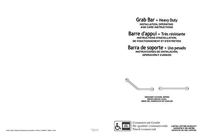 Delta 5700 Series (1-Pack) 16' Shower Grab Bar Seniors ADA Compliant Satin Nickel 450 lb Capacity Bathroom Safety Angled Handle for Shower, Bathtub | Wall Mounted Balance Assist, Grip DAS5316-SN