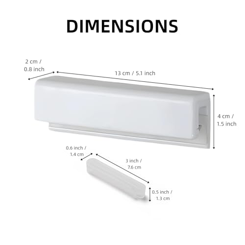Adhesive Toothpaste Holder Wall Mounted for Bathroom c/w 1 Tube Squeezer | JM.JEEMI Cosmetics & Creams & Lotions in Tubes Clip Gripper, Tooth Paste Organizers for Bathroom - White, Large - size: Large_RT