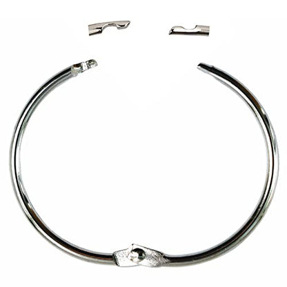 Silver Shower Curtain Rings Metal Round Hooks Ring (15 Pieces) 2-3/4 inch Diameter Nickel Plated Rustproof for Bathroom Shower Rod - color: Silver