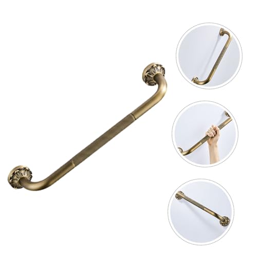INOOMP Copper Core Bathroom Grab Bar Non-Skid Handrail Support for Bathtubs and Showers Wall-Mounted Safety Rail for Elderly and Disabled Comfortable Grip Thickened Design for Home Use