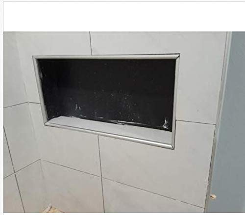 Shower Niche Ready for Tile Flapped Over Shelf Insert 16x28 Shower Organizer for Shampoo & Toiletry Storage Flush Mount - style: UGRN1628