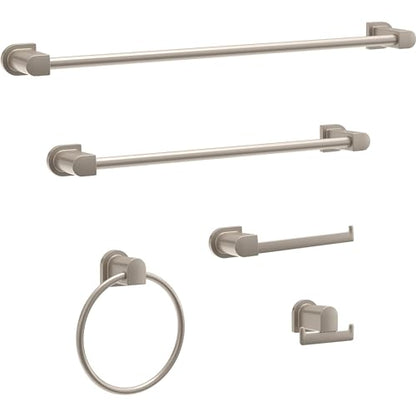 Peerless PA419-BN Xander Double Towel Hook, SpotShield Brushed Nickel