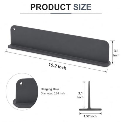 19.2 Inch (49 cm) Silicone Sink Splash Guard with Suction Mount, Kitchen Faucet Water Splash Guard, Anti-Splash Sink Protector for Countertop Behind Faucet