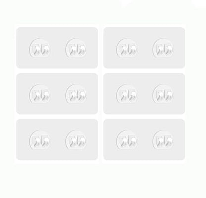 Shower Caddy Adhesive Hooks Replacement for Bathroom, No Drilling | 6 Pack, Strong Adhesive Hooks, for Bathroom Storage Shelves & Kitchen Racks Rack, Waterproof - style: Style 3