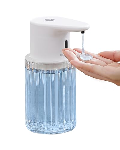 Automatic Soap Dispenser Touchless, USB Rechargeable for Kitchen & Bathroom | Hands Free Infrared Sensor, 3 Adjustable Soap Levels, IPX7 Waterproof, 10oz/300ML, for Hand Soap, Dish Soap&Lotion - color: White, style: Liquid