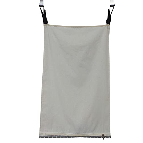 Adjustable Space Saving Door Hanging Laundry Hamper Bag Dorm Laundry Bag,Wide Open Top Over The Door Laundry Hamper with Free Hanging Hooks