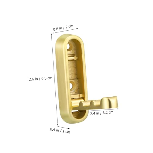 Zerodeko 4pcs Zinc Alloy Folding Bathroom Door Hooks Over Door Storage Coat Hooks for Hanging