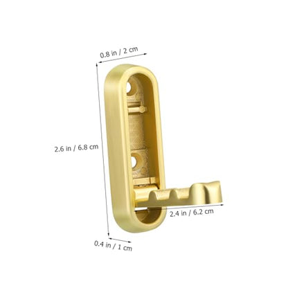 Zerodeko 4pcs Zinc Alloy Folding Bathroom Door Hooks Over Door Storage Coat Hooks for Hanging