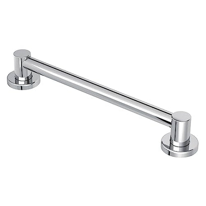 Moen YG0418CH Bathroom Safety 18-Inch Stainless Steel Modern Bathroom Grab Bar, Chrome - color: Chrome