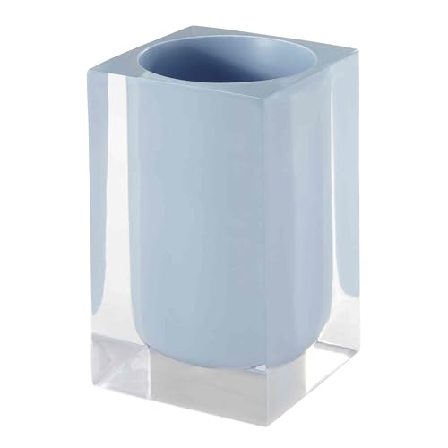 IZOD - Tumbler, Resin Multipurpose Countertop Accessories, Dorm Room Essentials, Modern Home Decor (Marina Collection, Blue)