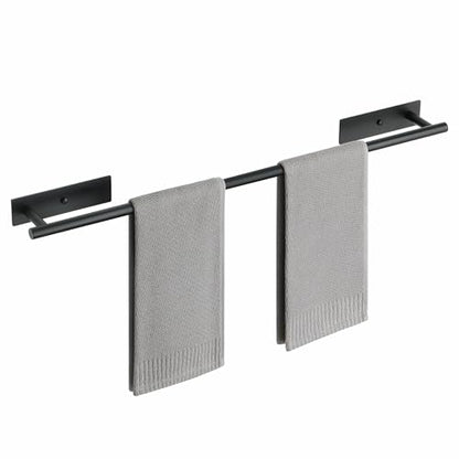 Alise Towel Bars for Bathroom,32'' Towel Holder Towel Racks for Bathroom Wall,SUS304 Stainless Steel Hand Towel Holder Wall Mount By Self-Adhesive or Drilling,Matte Black Towel Hanger for Bathroom - size: 32 Inch