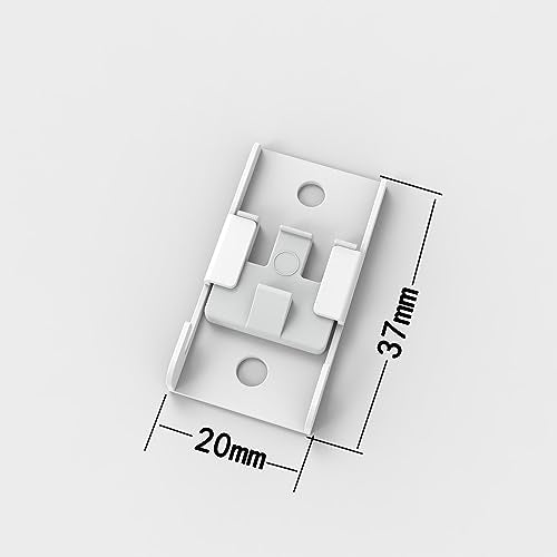 Ceiling Mount For Ceiling Curtain Track | For Window Door Curtain, Shower Room Divider, RV Compatible - size: Ceiling Mount