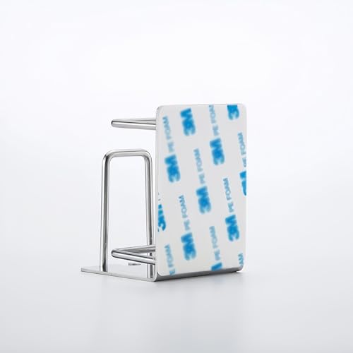 HANZE 2 Pack Toothbrush Holder 304 Stainless Steel Adhesive Wall Mounted 3 in 1 with Toothbrush Holder Toothpaste Holder and Cup Holder for Bathroom Shower - color: 2 Pack (3 in 1)