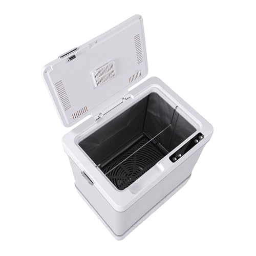 Fafeicy Towel Warmer Bucket Foldable 35L Towel Heater with Timer LED Display ABS Large Capacity 20 30 60 90 Min Heating Drying Mode for Home Spa Apartment Dorm (US Plug)