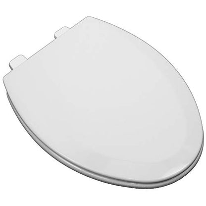 PROFLO PFTSHEC2000 Elongated Closed-Front Toilet Seat with Quick Release and Lid - White - size: 18.9 inches x 14.2 inches