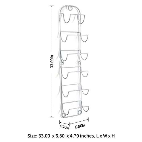 Towel Racks for Bathroom Wall Mounted Metal Wine Rack Towel Shelf Towel Holder for Bath White - color: White
