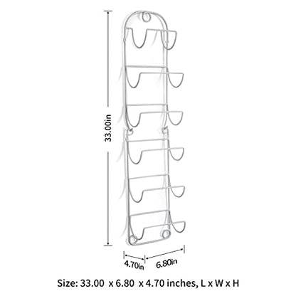 Towel Racks for Bathroom Wall Mounted Metal Wine Rack Towel Shelf Towel Holder for Bath White - color: White