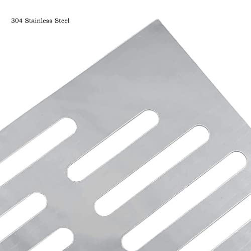 5Pcs 4Inch Square Stainless Steel Sink Floor Drain Strainer Cover,Shower Drain Cover Replacement Floor Strainer - size: Square 4Inch