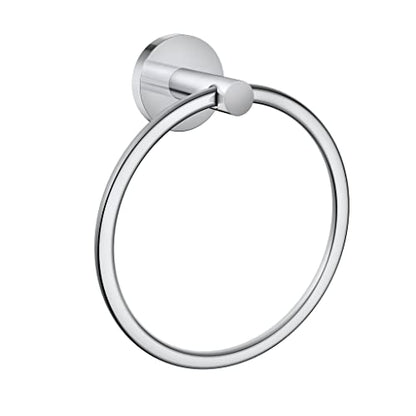 Moen Y5785CH Modern Bathroom Hand Towel Ring, Chrome