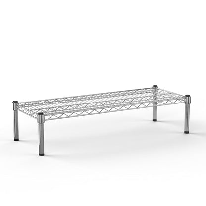 14" Deep x 36" Wide x 8" Height 1-Tier Wire Shelving Kit | NSF Commercial Storage Rack Unit - size: 14" Deep x 36" Wide