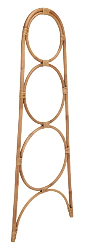 SAFAVIEH Home Collection Kino Honey Brown Wash Solid Wood 3-Tier Leaning Towel Hanger (Fully Assembled) - color: Honey Brown Wash