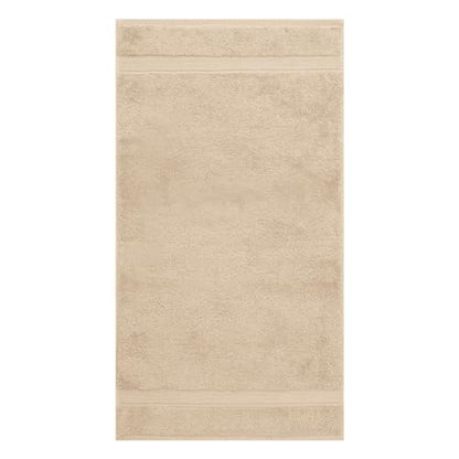 Supreme Terry 6-Piece Premium Towel Set, Soft & Plush 100% Turkish Cotton, Spa Quality, 2 Bath Towel 2 Hand Towels 2 Washcloths-Beige - color: Beige, size: 6 Pcs Set