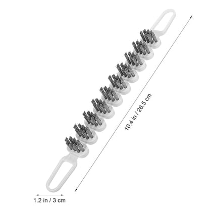 Cabilock 4PCS Flexible Scrub Brush for Cleaning Bathroom and Kitchen Bendable Crevice Cleaning Tool for Grout, Sink, and Corner Multi-Functional Household Scrubber for Narrow Spaces