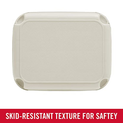 Rubbermaid Roughneck Step-Stool Bisque Lightweight Holds up to 300 pounds Ideal for Kitchen-Bath Skid-Resistant - color: Bisque, size: 1 ct (Pack of 1)