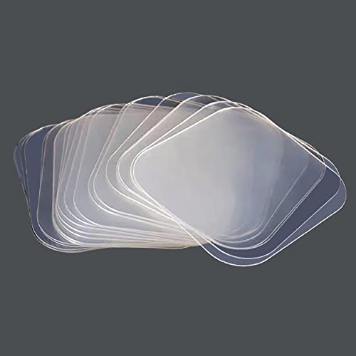 10 PCS Wall Mounted Replacement Sticky pads for Kitchen Bathroom Shower Caddy Organizer Rack Holder Nail Free Adhesive Hooks (Double-Sided Sticker) - color: Double-Sided Sticker