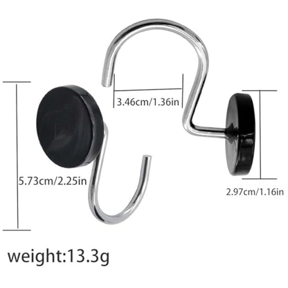 J&V TEXTILES Shower Curtain Hooks Rings, Rust Resistant Metal Double Glide Shower Hooks Rings for Bathroom Shower Rods Curtains, Set of 12 Hooks (Marble) - color: Marble