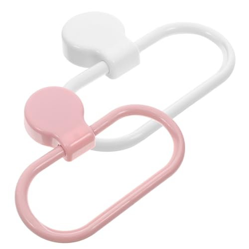 2pcs Adhesive Towel Rings Wall Mounted Towel Rack Hand Holder for Bathroom Kitchen No Drill Self Adhesive Drying Rack Suitable for Home Decor