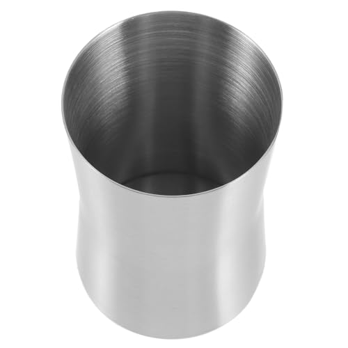 Travel Mouthwash Cup Bathroom Tumbler Stainless Steel | Brushed Nickel Water Cup, Metal Toothbrush Tumbler Toothpaste Mug for Home, Bathroom, Camping