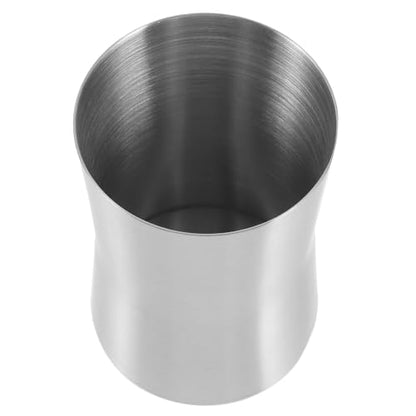 Travel Mouthwash Cup Bathroom Tumbler Stainless Steel | Brushed Nickel Water Cup, Metal Toothbrush Tumbler Toothpaste Mug for Home, Bathroom, Camping
