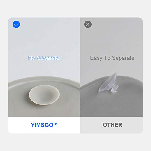 Drain Hair Catcher 2 Packs, Shower/Bathtub Drain Cover, Silicone Hair Catcher for Shower, Square Drain Stopper for Tub,Kitchen,Bathroom Gray/White