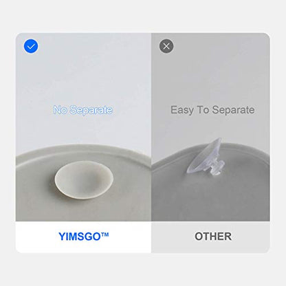 Drain Hair Catcher 2 Packs, Shower/Bathtub Drain Cover, Silicone Hair Catcher for Shower, Square Drain Stopper for Tub,Kitchen,Bathroom Gray/White