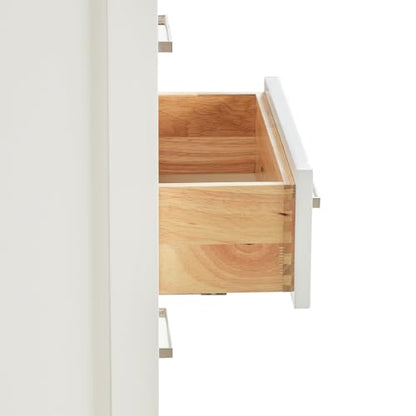 ARIEL Cambridge Bathroom Storage Cabinet - Solid Hevea Wood and Fully Assembled for Long-Lasting Durability and Sophisticated Finish, Freestanding Linen Bathroom Cabinet - 65”H x 20”W x 16”D, White - color: White, style: Cambridge
