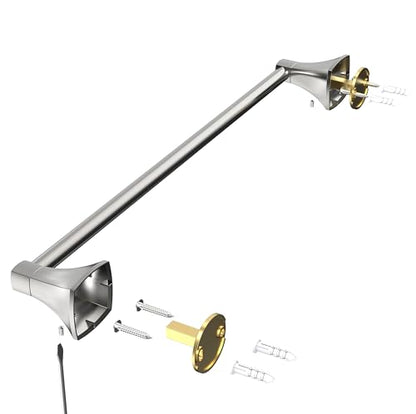 18 Inch Brushed Nickel Towel Bar Towel Rack for Bathroom Kitchen Hand Towel Holder Dish Cloths Hanger SUS304 Stainless Steel Rustproof Wall Mount - color: Brushed Nickel, size: 18 inch