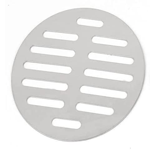 5Pcs 4Inch Round Stainless Steel Sink Floor Drain Strainer Cover,Shower Drain Cover Replacement Floor Strainer - size: Round 4Inch
