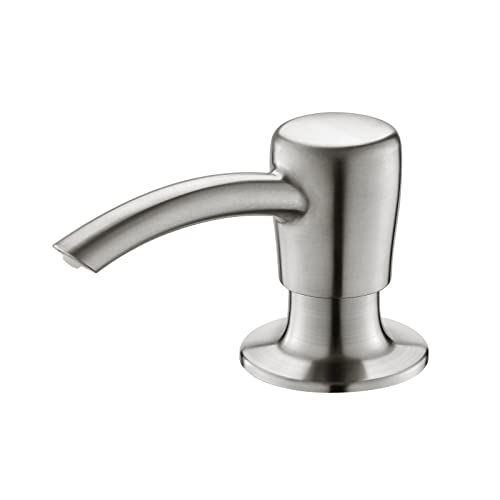 Soap Dispenser, Kitchen Sink Soap Dispenser, Build in Sink Soap Dispenser, Lotion Dispenser, Brushed Nickel RULIA RB2005 - color: Brushed Nickel