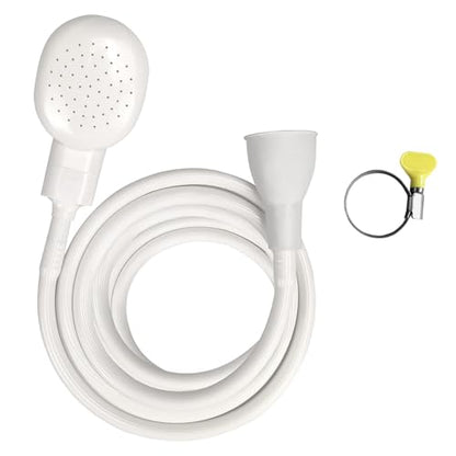 Portable Rubber Hose Nozzle, Size, Easy to Use, Hand Shower, Suitable for People or Pets (5m) - size: 5 m