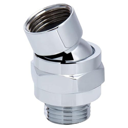Adjustable Showerhead Connector Brass Shower Connector Balls Joint Replacement Shower Arm Extension Shower Connector