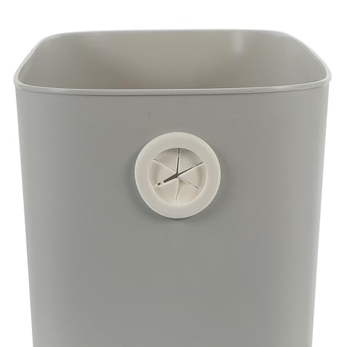 Ipetboom Narrow Space Trash Can for Bathroom Kitchen Bedroom Office Lightweight Material Capacity Garbage Bin with Smooth Surface Easy to Clean Space-Saving Design for Tight Corners and