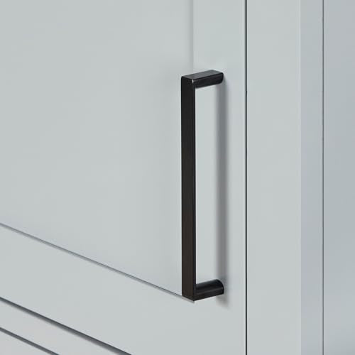 ARIEL Hepburn Bathroom Storage Cabinet - Solid Hevea Wood and Fully Assembled for Long-Lasting Durability and Sophisticated Finish, Freestanding Linen Bathroom Cabinet - 65”H x 20”W x 16”D, Grey - color: Grey, style: Hepburn